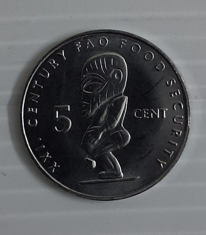Cook islands 5 Cent 2000 Fao coin