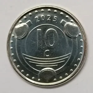 Curacao 10 Cents 2025 Unc world coin for collection only