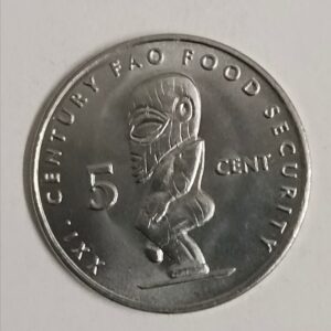Cook islands 5 Cent 2000 Fao coin