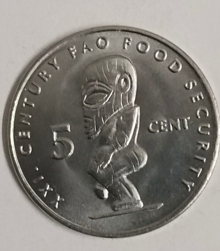 Cook islands 5 Cent 2000 Fao coin