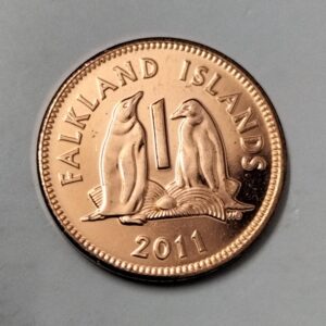 Falkland Islands 1 Penny 2011 Unc coin