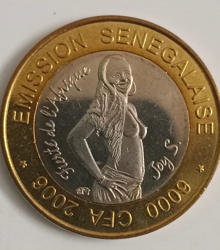 Senegal 6000 Francs Cfa 4 Africa 2006 Unc world coin