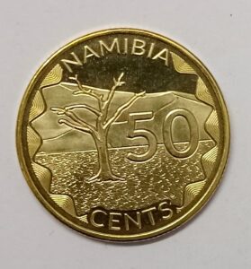 Namibia 50 Cents 2025 Unc world coin