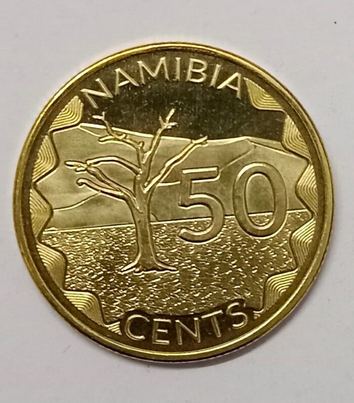 Namibia 50 Cents 2025 Unc world coin