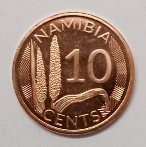 Namibia 10 Cents 2025 Unc world coin