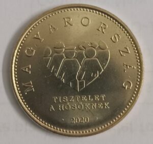 Hungary 20 Forint 2020 unc hobby coin covid special issue