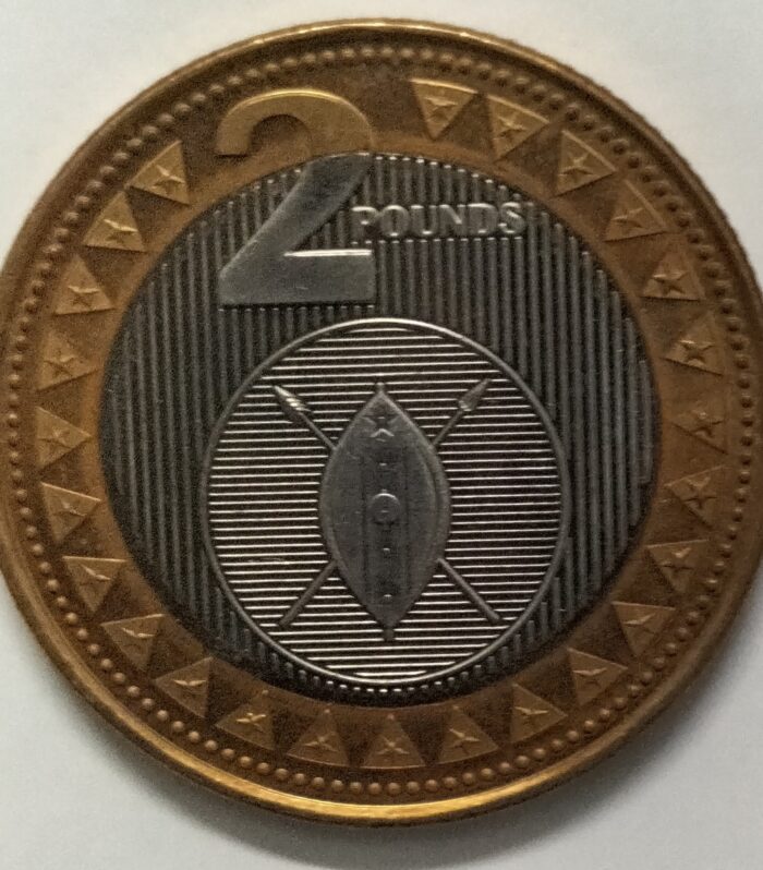 South Sudan 2 Pounds 2015 Bimetal coin Unc