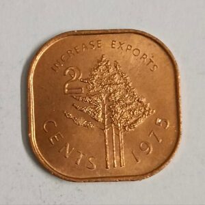 Swaziland 2 cents 1975 Increase Exports
