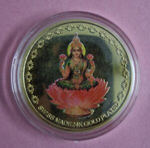 Pooja Gift article Goddess Laxmi and Lord Ganesha