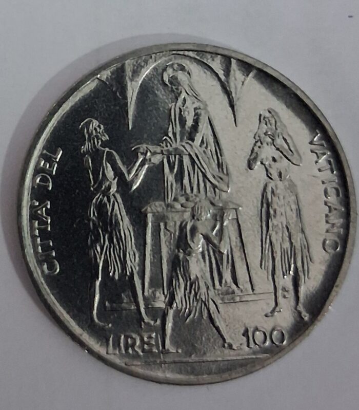 Vatican city 100 Lire 1968 world coin