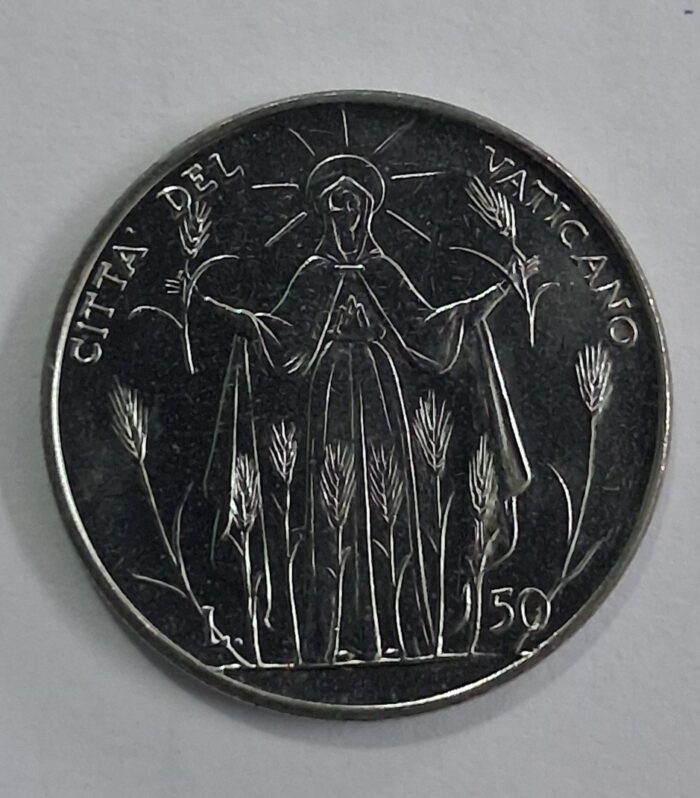 Vatican city 50 Lire coin 1968 Fao collections