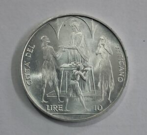 Vatican 10 Lire 1968 Fao issue