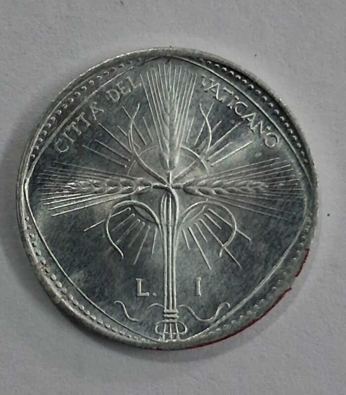 Vatican city 1 Lira 1968 Fao coin