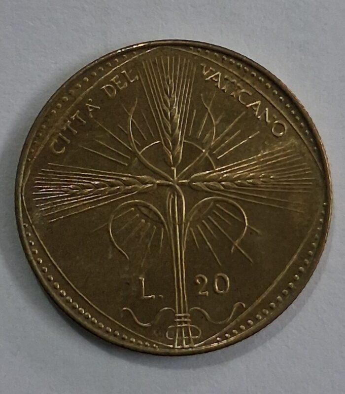 Vatican city 20 Lire 1968 Fao issue