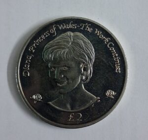 Sandwich islands 1 Dollar 2002 Diana Princess of Wales