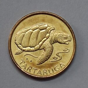 Cape verde 1 Escudo 1994 coin tortoise