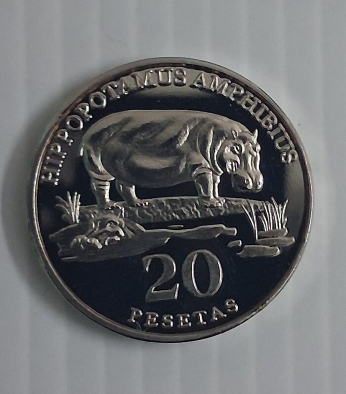 Western sahara Sadr 20 pesetas unc coin 2020