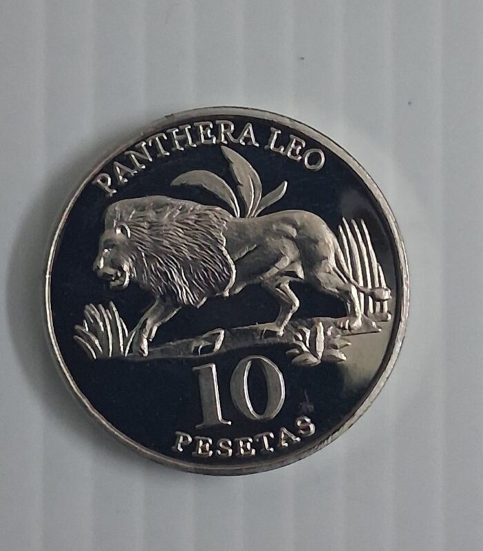 Western Sahara Sadr 10 pesetas 2020 lion coin