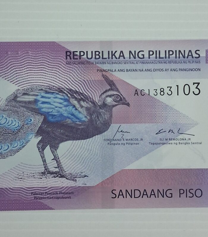Philippines 100 Pesos unc polymer Note collection