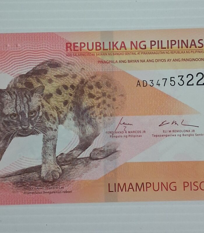 Philippines 50 Pesos unc polymer Note collection