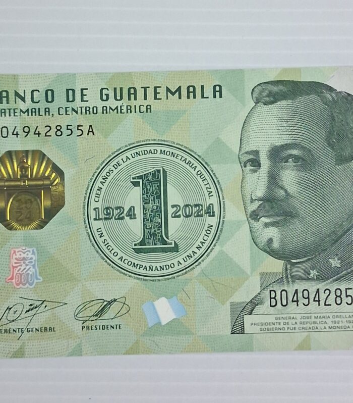 Guatemala 1 Quetzal Note unc