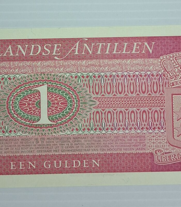 Netherlands Antilles 1 Gulden Note 1970 unc