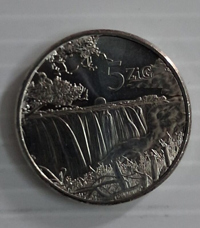 Zimbabwe 5 Zig 2024 Unc coin