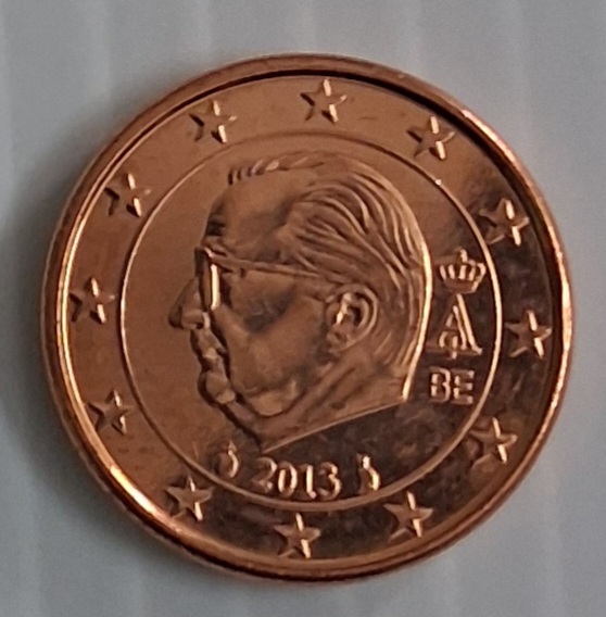 Belgium 1 euro cent 2013 unc world coin