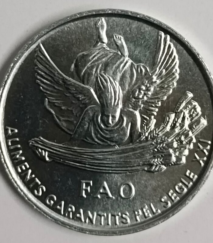 Andorra 1 Centim 1999 unc fao coin