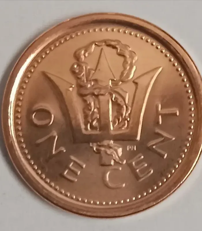 Barbados One 1 Cent 2011 coin unc