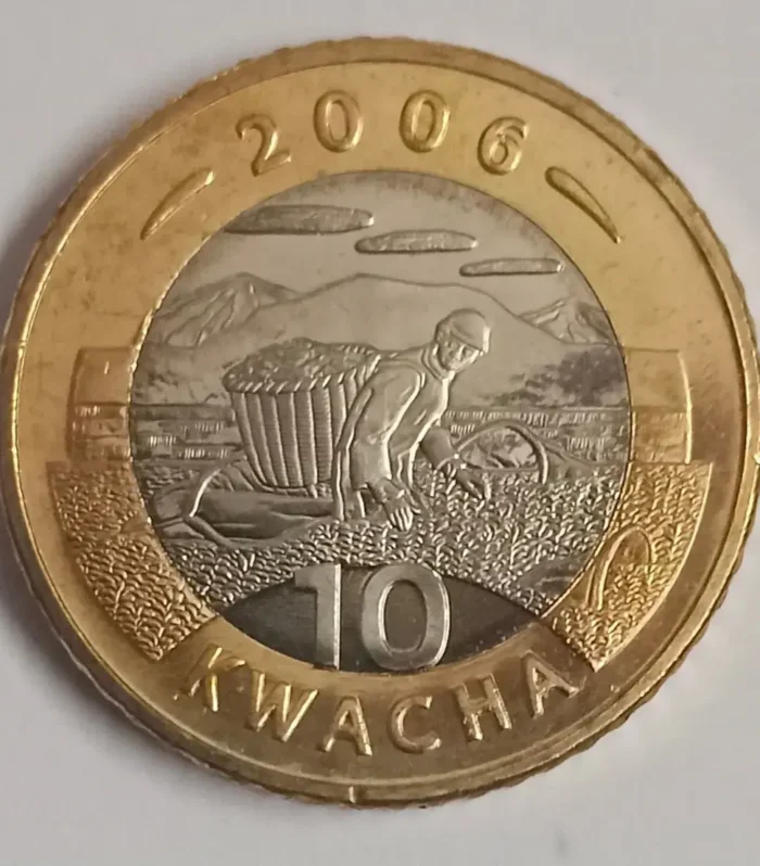 Malawi 10 Kwacha 2006 bimetallic unc coin