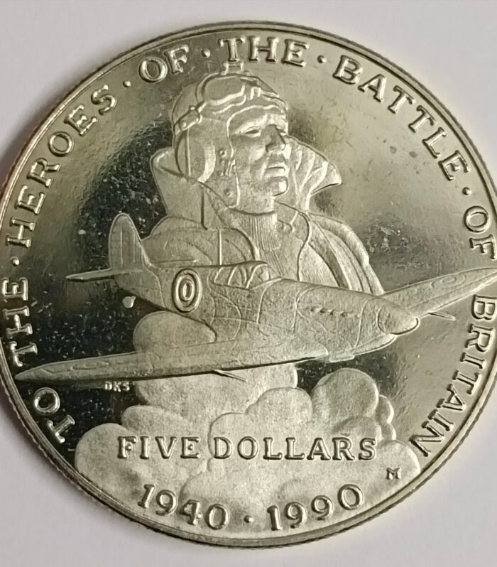 Marshall Islands 5 Dollars Heroes of the Battle of Britain coin