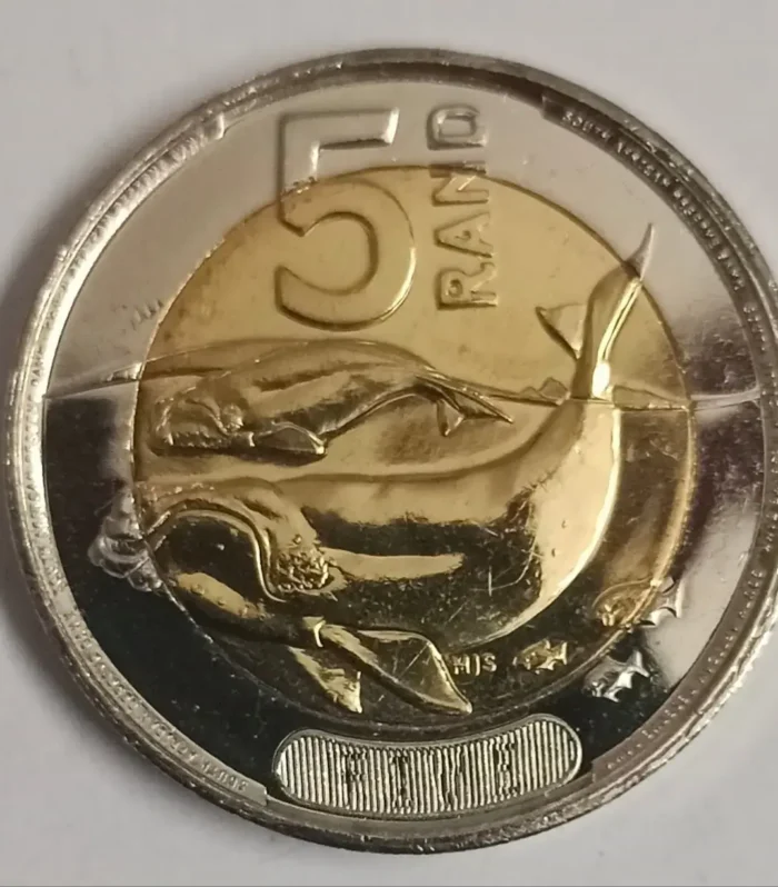 South Africa 5 Rand 2023 unc bimetallic coin