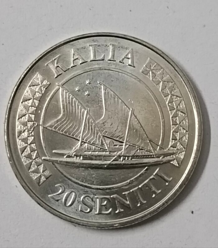 Tonga 20 Seniti 2015 King Tupou vi unc coin