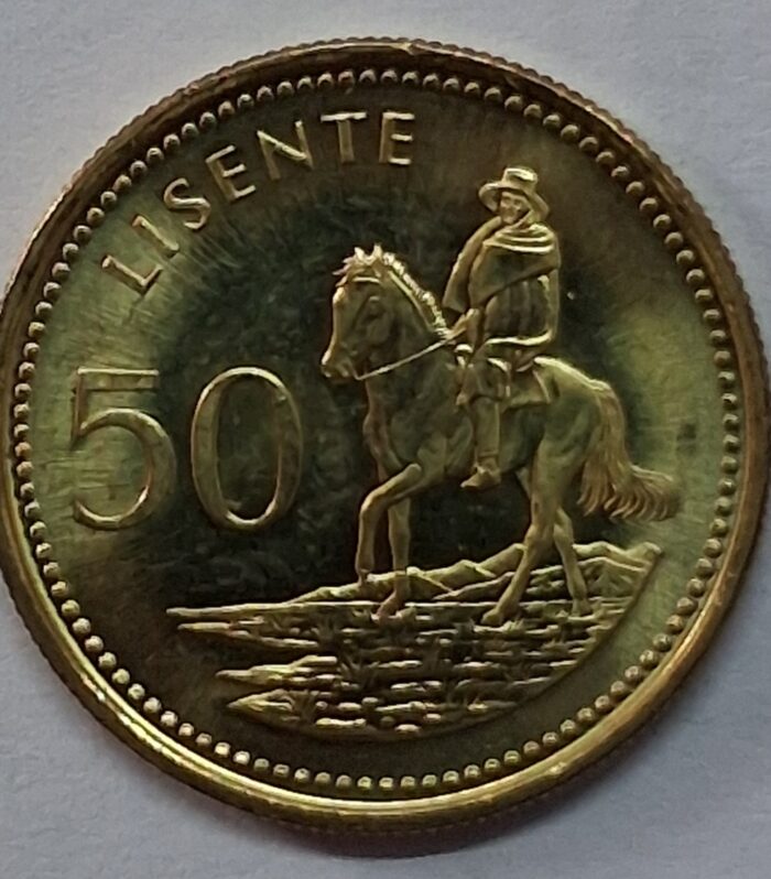 Lesotho 50 lisente 1998 world coin
