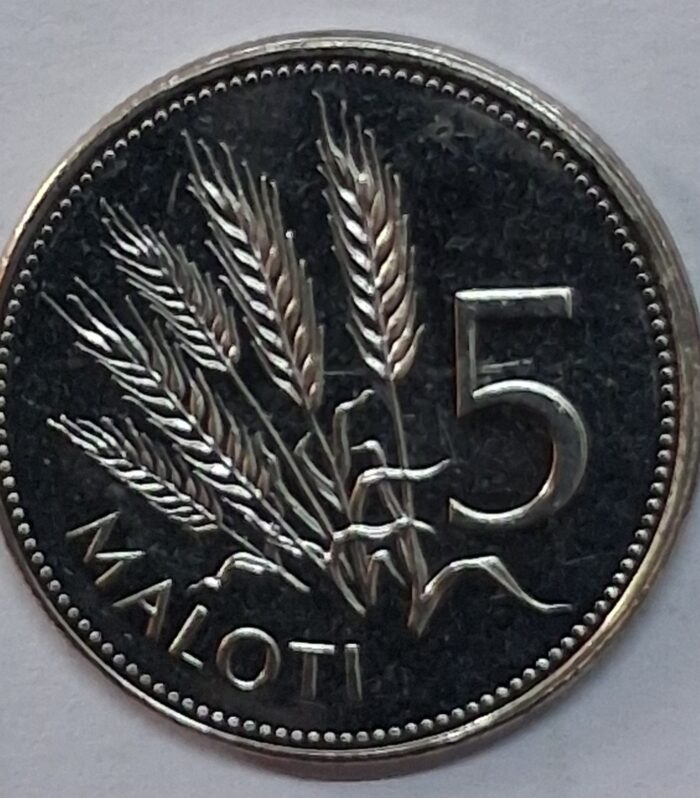 Lesotho 5 Maloti 2010 world coin
