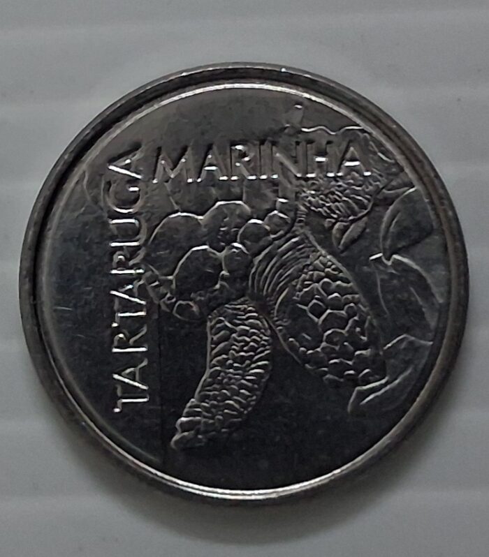 Brazil 500 cruzeiros 1994 unc world coin turtle
