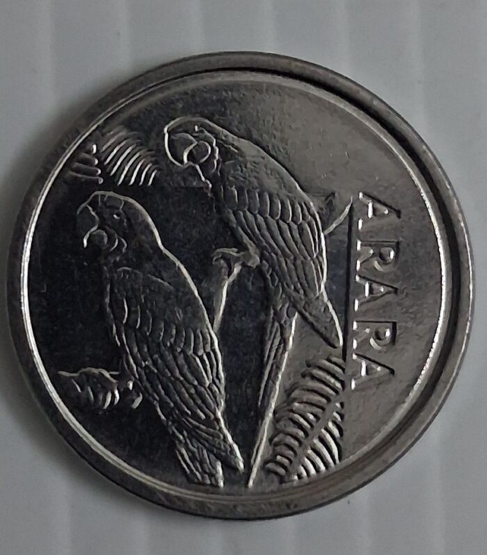 Brazil 5 Cruzeiros 1993 unc world coin