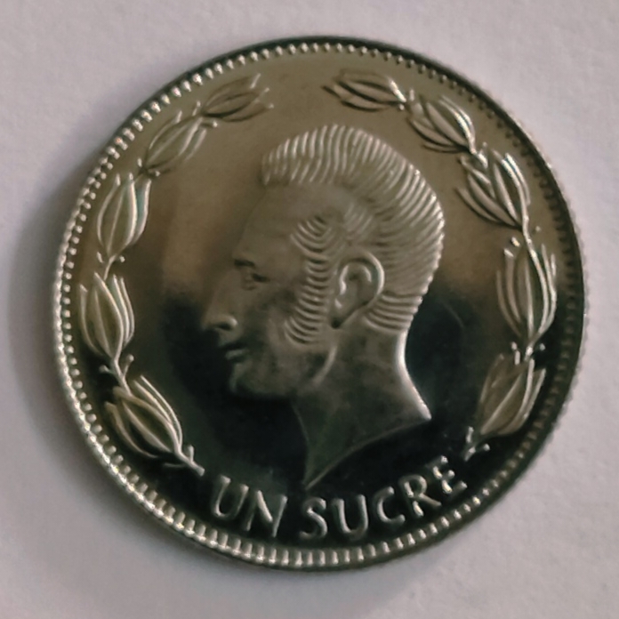 Ecuador 1 sucre 1988 unc world coin