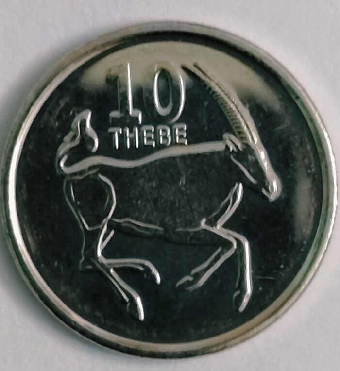 Botswana 10 thebe 2013 unc world coin