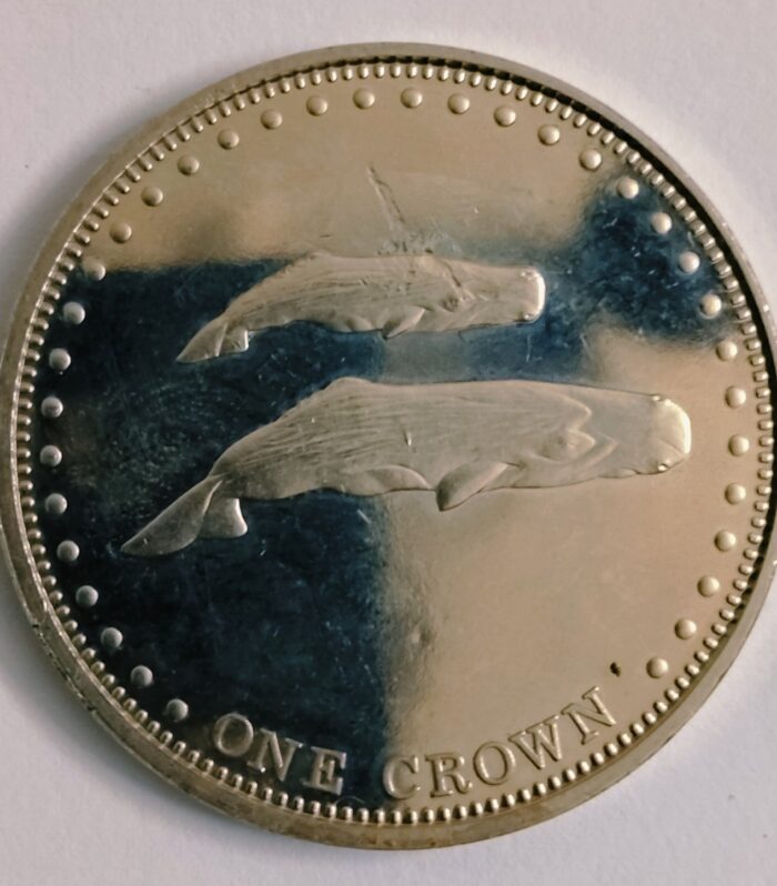 Tristan da cunha 1 crown 2008 unc world coin