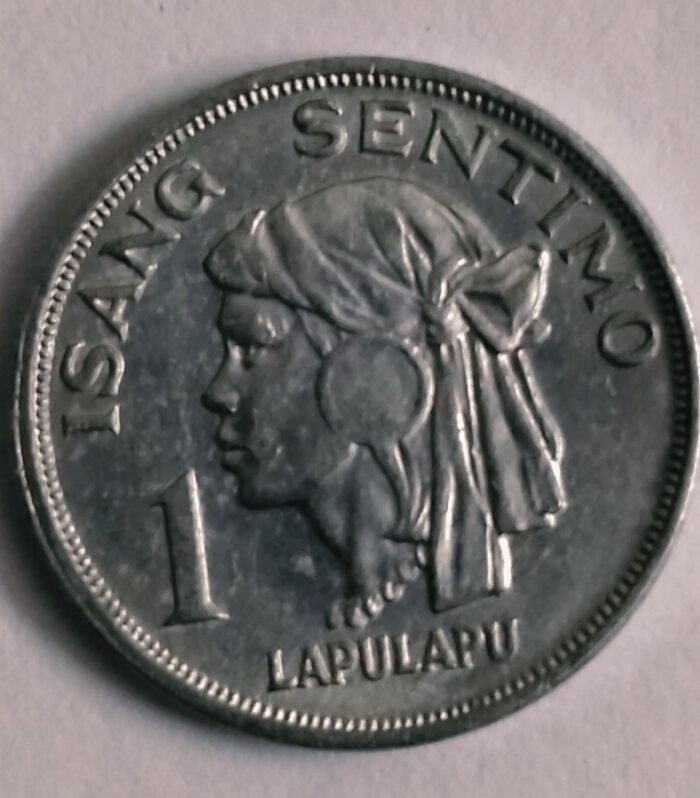 Philippines 1 centimo 1969 unc world coin Lapulapu