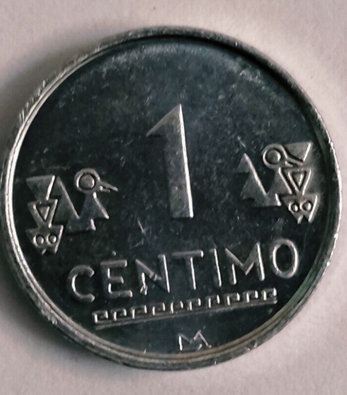 Peru Republic 1 centimo 2005 unc world coin
