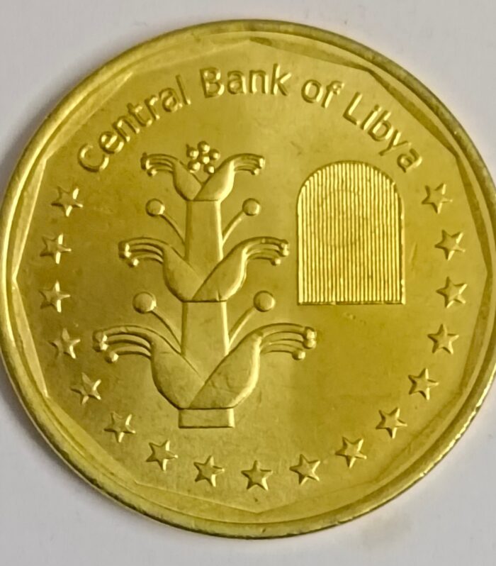East Libya 1 dinar 2017 unc world coin