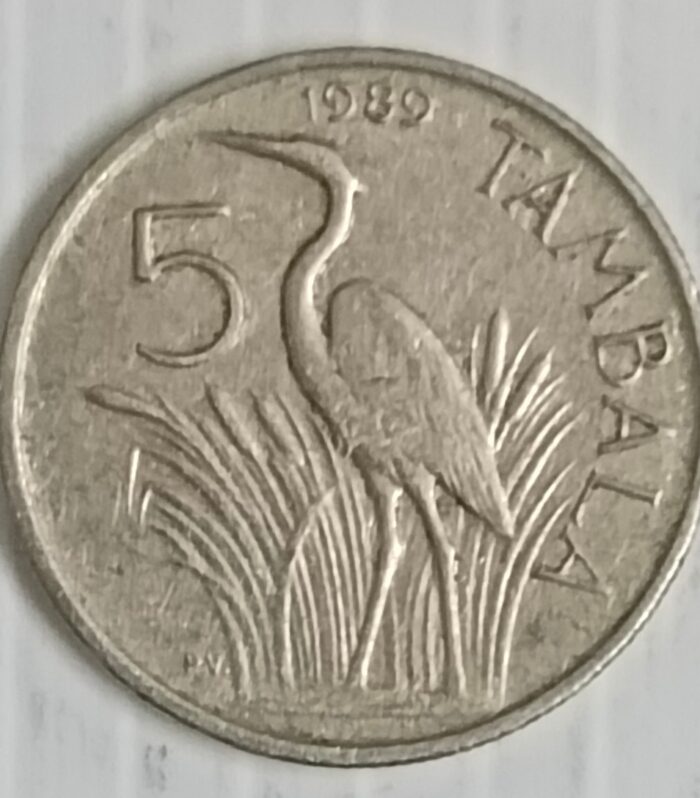 Malawi 5 Tambala 1989 world coin