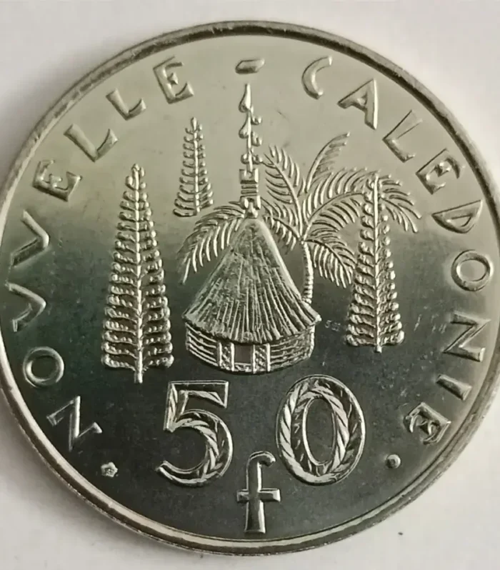 New caledonia 50 francs 2013 unc world coin