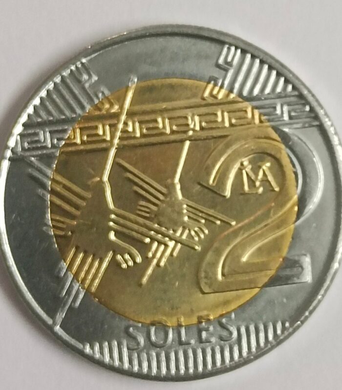 Peru 2 Soles 2021 unc world coin