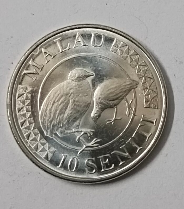 Tonga Island 10 Seniti 2015 King Tupou vi unc world coin