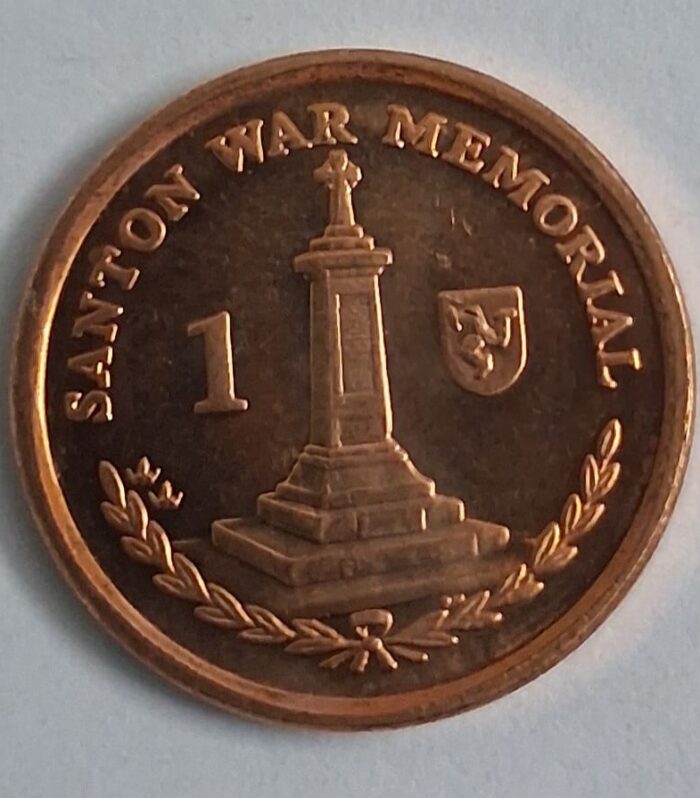 Isle of man 1 penny 2008 unc world coin