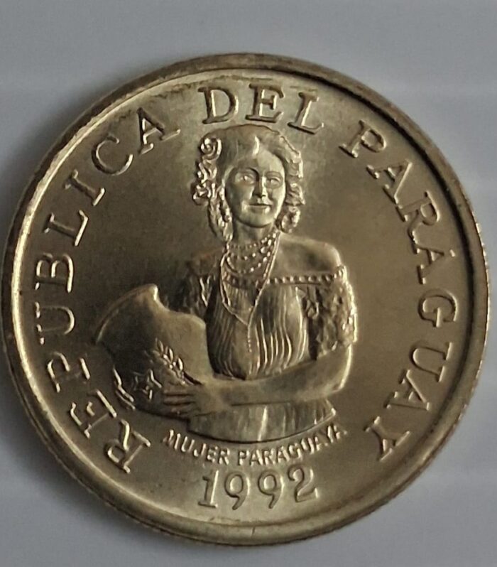 Paraguay 5 Guaranies 1992 Fao unc world coin